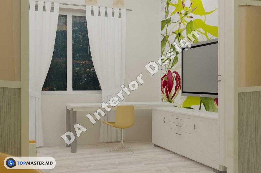 Proiect design interior apartament cu 2 camere изображение 2