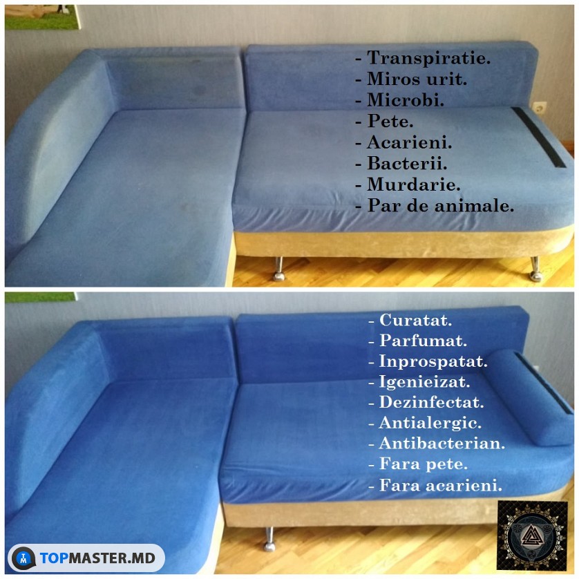 Химчистка мягкой мебели / curatare chimica a canapelelor / sofa cleaning. изображение 5