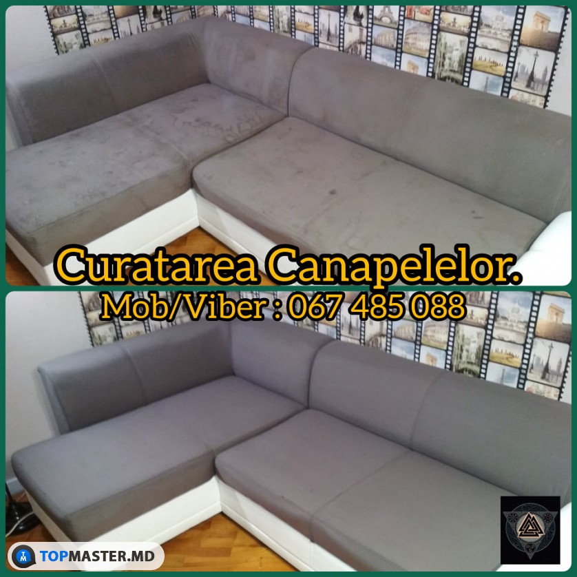 Химчистка мягкой мебели / curatare chimica a canapelelor / sofa cleaning. изображение 3
