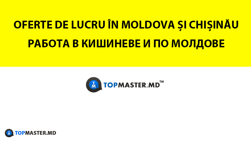 Oferte de lucru în Moldova și Chișinău - 49 000 de membri изображение 1