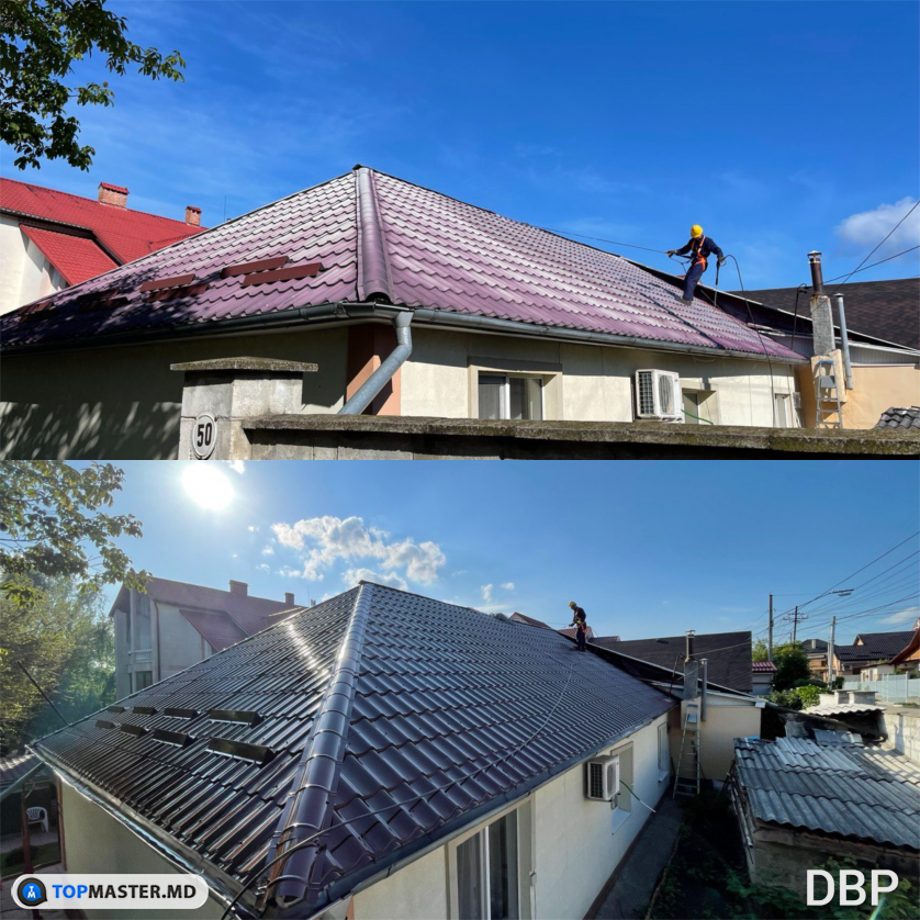 DBP Vopsire acoperisuri. Curatare prin spalare cu presiune a acoperisurilor изображение 5