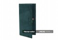 Кожаный кошелёк, замша Clutch green slim wallet изображение 3