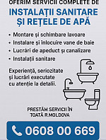 Apeduct și canalizare la cheie